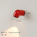 GobekUsa LED Wall Light White Red PVC 4000K Modern Sconce for Bedroom Living Room