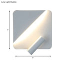 GobekUsa Contemporary LED Wall Lamp for Bedroom and Study with Black/White Metal Spotlight