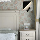GobekUsa Contemporary LED Wall Lamp for Bedroom and Study with Black/White Metal Spotlight