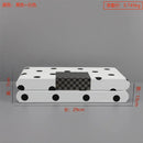 GobekUsa Black & White Polka Dot Leather Storage Box | Geometric Pattern Desktop Organizer