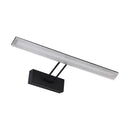 GobekUsa Modern Rectangular Wall Light - Black/White - 16.5"/20.5" W LED Acrylic Vanity Lighting - Warm/White for Bathroom