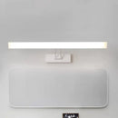 GobekUsa Modern Rectangular Wall Light - Black/White - 16.5"/20.5" W LED Acrylic Vanity Lighting - Warm/White for Bathroom