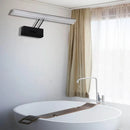 GobekUsa Modern Rectangular Wall Light - Black/White - 16.5"/20.5" W LED Acrylic Vanity Lighting - Warm/White for Bathroom