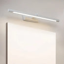 GobekUsa Modern Metal Vanity Wall Sconce with LED Lighting, White/Black Finish in Various Widths and Light Tones