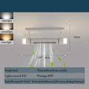 GobekUsa Bladeless Ceiling Fan with Remote Control LED Light Fixture for Home Décor