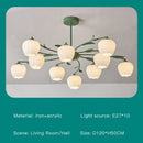 GobekUsa Branch Ceiling Chandelier: Modern LED Pendant Lights for Living Room Bedroom Decor