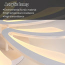 GobekUsa Acrylic Branch Design LED Ceiling Chandelier RC Dimming Light Fixture