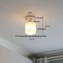 GobekUsa Blue Hollow-out Ceramic LED Ceiling Lamp