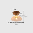 GobekUsa Blue Hollow-out Ceramic LED Ceiling Lamp