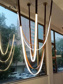 GobekUsa Designer Villa Chandelier for Dining & Living Room Staircase, Duplex LOFT Lighting