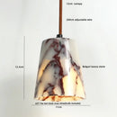 GobekUsa Bulgari Stone LED Pendant Lamp - Natural Marble Hanging Light