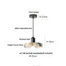 GobekUsa Bulgari Stone LED Pendant Lamp - Natural Marble Hanging Light