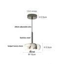 GobekUsa Bulgari Stone LED Pendant Lamp - Natural Marble Hanging Light