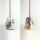 GobekUsa Bulgari Stone LED Pendant Lamp - Natural Marble Hanging Light