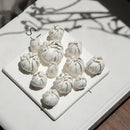 GobekUsa Bud Shape 3D Ceramic Wall Décor Pendant for Room Decoration