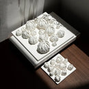 GobekUsa Bud Shape 3D Ceramic Wall Décor Pendant for Room Decoration