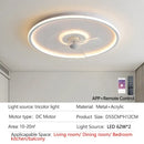 GobekUsa Ceiling Fan with LED Light & Remote Control, Ideal for Home Bedroom and Living Room