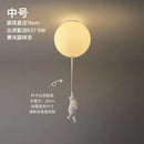 GobekUsa Bear LED Ceiling Light: Modern Cartoon Warmth for Kids Rooms, Bedroom, Living Room Lighting