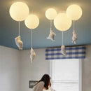 GobekUsa Bear LED Ceiling Light: Modern Cartoon Warmth for Kids Rooms, Bedroom, Living Room Lighting