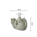 GobekUsa Cat Cartoon Vase: Cute Cat Sculpture Aromatherapy Base for Home Decor
