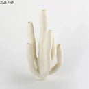 GobekUsa Coral Landscape Sculpture - Modern Desk Ornament for Room Aesthetics