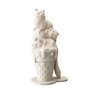 GobekUsa Ice Cream Cat Sculpture Resin Figurine Modern Home Decor Creative Animal Figure