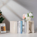 GobekUsa Ceramic Man Face Book Stand Vase for Room Decor and Storage
