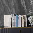 GobekUsa Ceramic Man Face Book Stand Vase for Room Decor and Storage