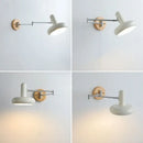 GobekUsa Cream Iron Art LED Wall Lamp for Bedroom Living Room Decor
