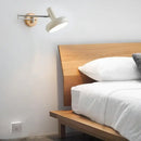 GobekUsa Cream Iron Art LED Wall Lamp for Bedroom Living Room Decor