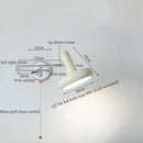 GobekUsa Cream Iron Art LED Wall Lamp for Bedroom Living Room Decor