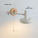 GobekUsa Cream Iron Art LED Wall Lamp for Bedroom Living Room Decor