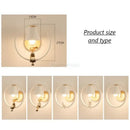 GobekUsa Iron LED Wall Lamps, Nordic Modern Design for Living Room, Bedroom, Aisle, Hotel
