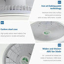 GobekUsa Invisible Blade LED Ceiling Fan Light, Modern Decor for Living Room & Bedroom.