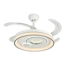 GobekUsa Dimmable Smart Bedroom Ceiling Fan Light with Remote Control
