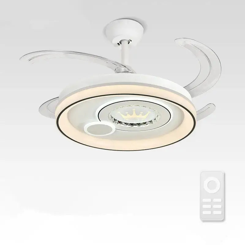 GobekUsa Dimmable Smart Bedroom Ceiling Fan Light with Remote Control, photo 7 of 7