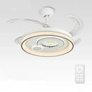 GobekUsa Dimmable Smart Bedroom Ceiling Fan Light with Remote Control
