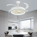 GobekUsa Dimmable Smart Bedroom Ceiling Fan Light with Remote Control