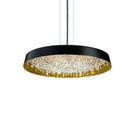 GobekUsa Clear Crystal Pendant Light Chandelier for Living Room & Bedroom