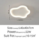 GobekUsa Cloud Ceiling Light: Simple Modern Intelligent Nordic Design for Bedroom and Living Room