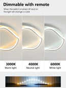 GobekUsa Bedroom Ceiling Lamps: Modern LED, Master Bedroom Minimalist, Ins Style