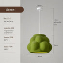 GobekUsa Green Nordic Modern Pendant Light for Dining, Living, Kitchen & Bedroom