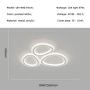 GobekUsa Circular Lumines Panel Ceiling Light for Living Dining Room Decor