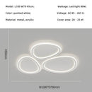 GobekUsa Circular Lumines Panel Ceiling Light for Living Dining Room Decor