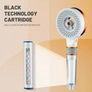 Modern white & copper dual sided high pressure showerhead bathroom by Decorbites