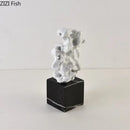 GobekUsa Coral Creative Resin Sculpture, Modern Taihu Stone Desk Ornament for Home Decor