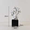 GobekUsa Coral Creative Resin Sculpture, Modern Taihu Stone Desk Ornament for Home Decor