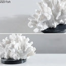 GobekUsa Coral Resin Sculpture: Modern Desk Decor & Artwork Crafted Landscape Ornaments