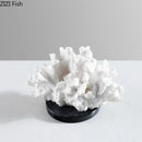 GobekUsa Coral Resin Sculpture: Modern Desk Decor & Artwork Crafted Landscape Ornaments
