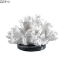 GobekUsa Coral Resin Sculpture: Modern Desk Decor & Artwork Crafted Landscape Ornaments
